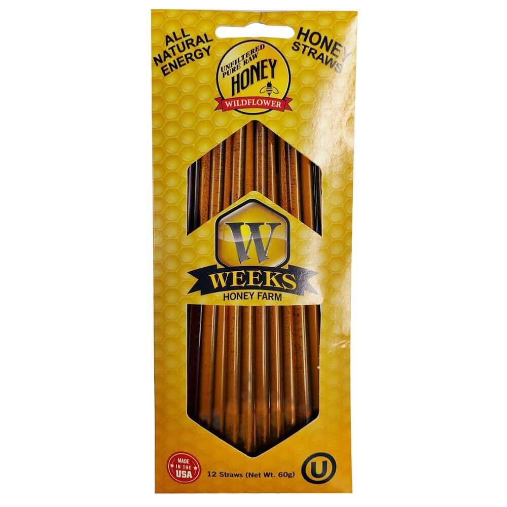 Raw Honey Straws - pure and unfiltered