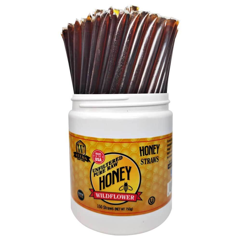 Raw Honey Straws - pure and unfiltered