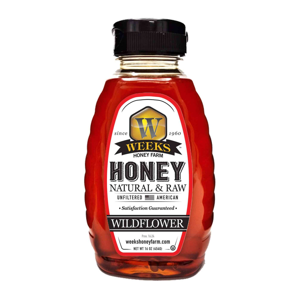 Weeks Pure Raw Wildflower Honey