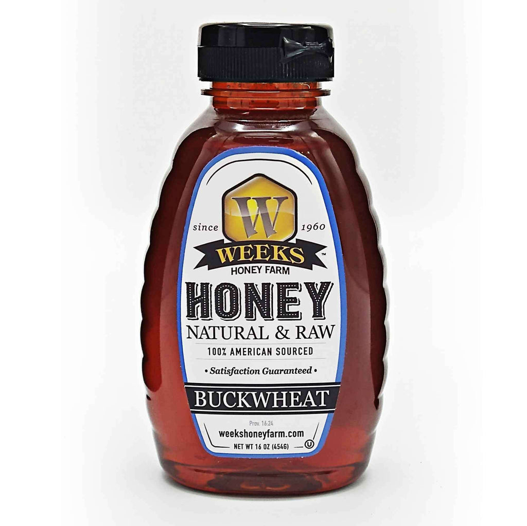 Weeks Raw Buckwheat Honey - amber