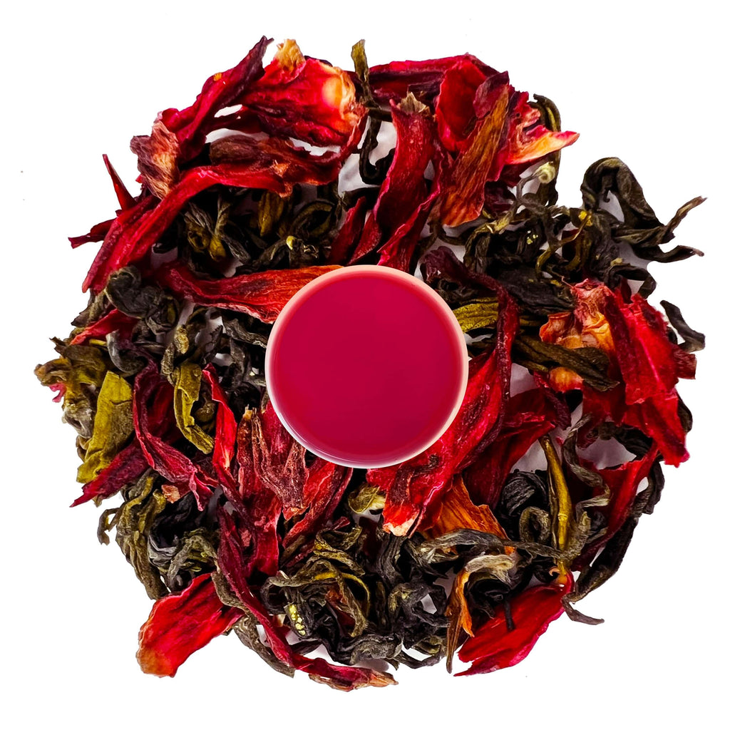  Hibiscus Green Tea - 18° Natural Tea