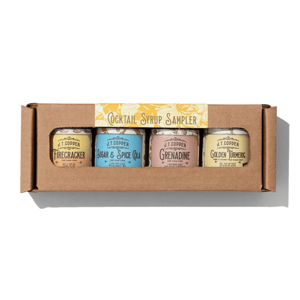 Cocktail syrup samplers