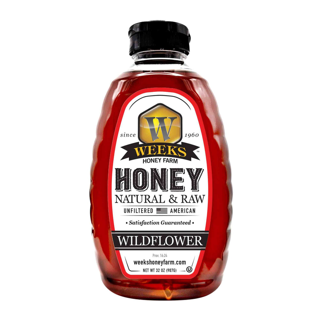 Weeks Pure Raw Wildflower Honey