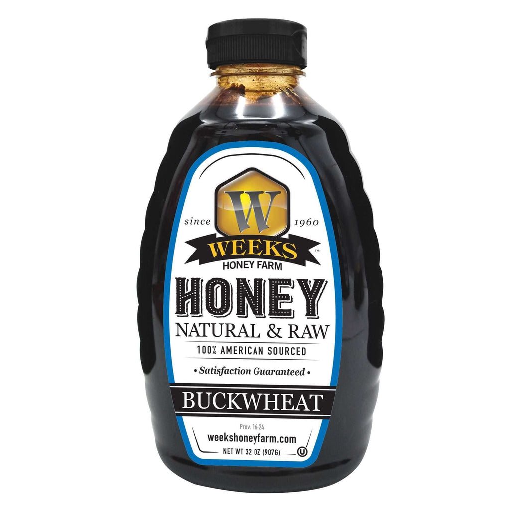Weeks Raw Buckwheat Honey - amber