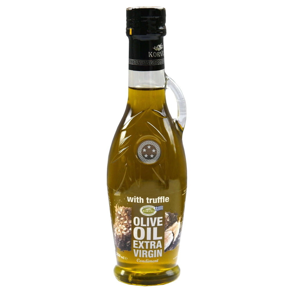 KORVEL Greek Extra Virgin Olive Oil Truffle-flavored 250ml | 6 pack