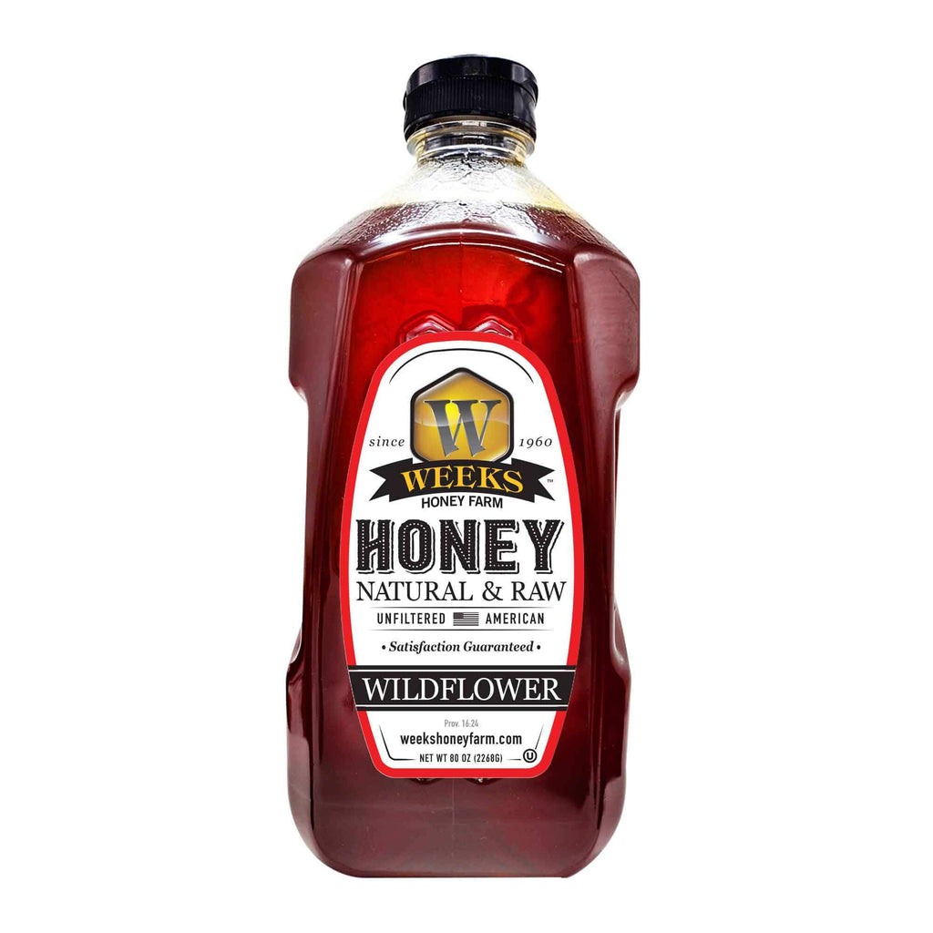 Weeks Pure Raw Wildflower Honey