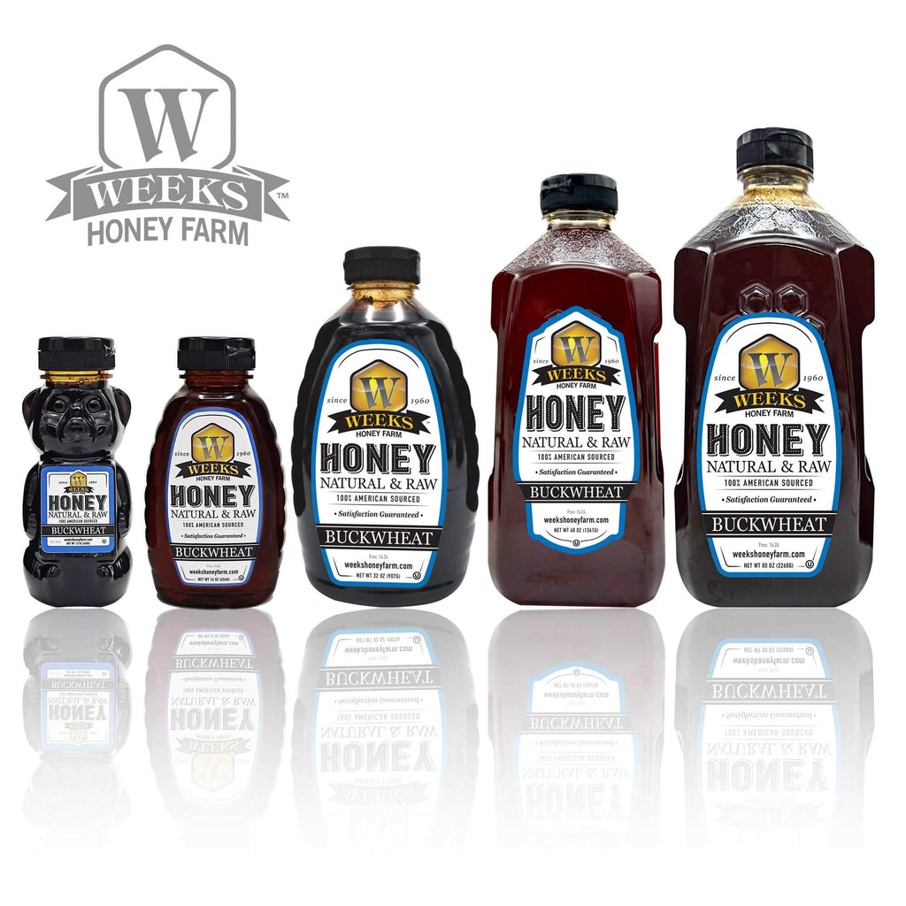 Weeks Raw Buckwheat Honey - amber