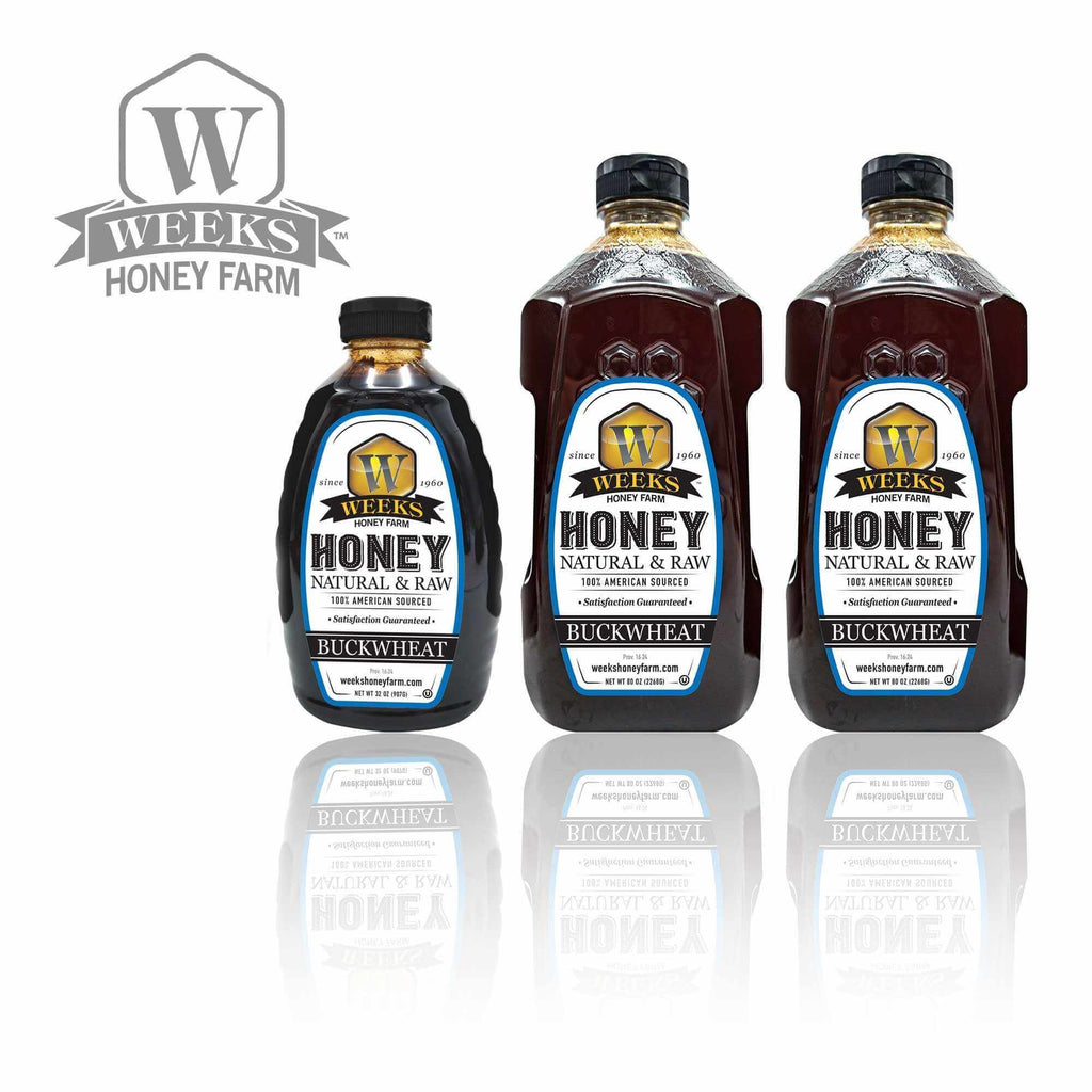 Weeks Raw Buckwheat Honey - amber