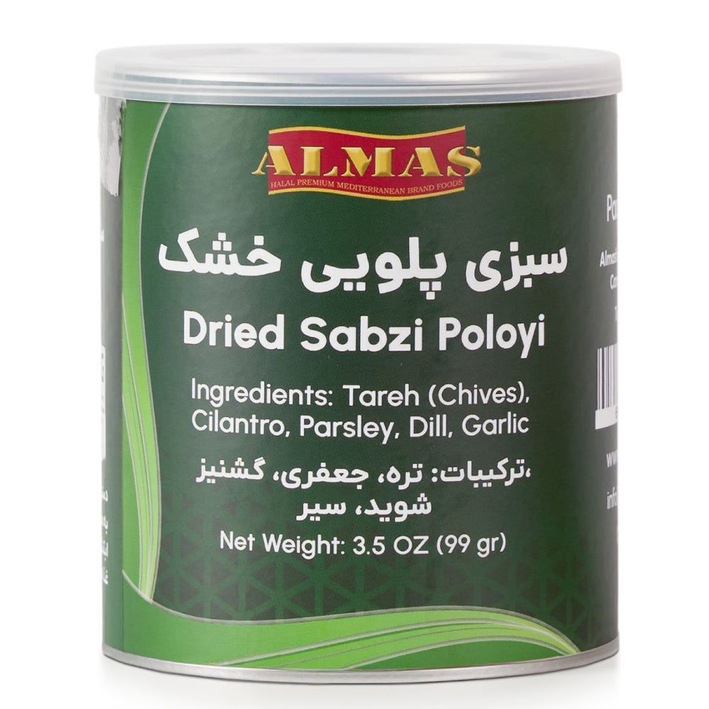 Almas Dried Sabzi Polo - Herb Mix