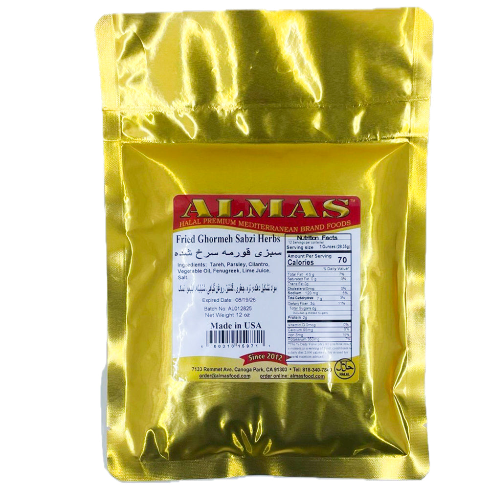 Almas Fried Ghormeh Sabzi Herbs