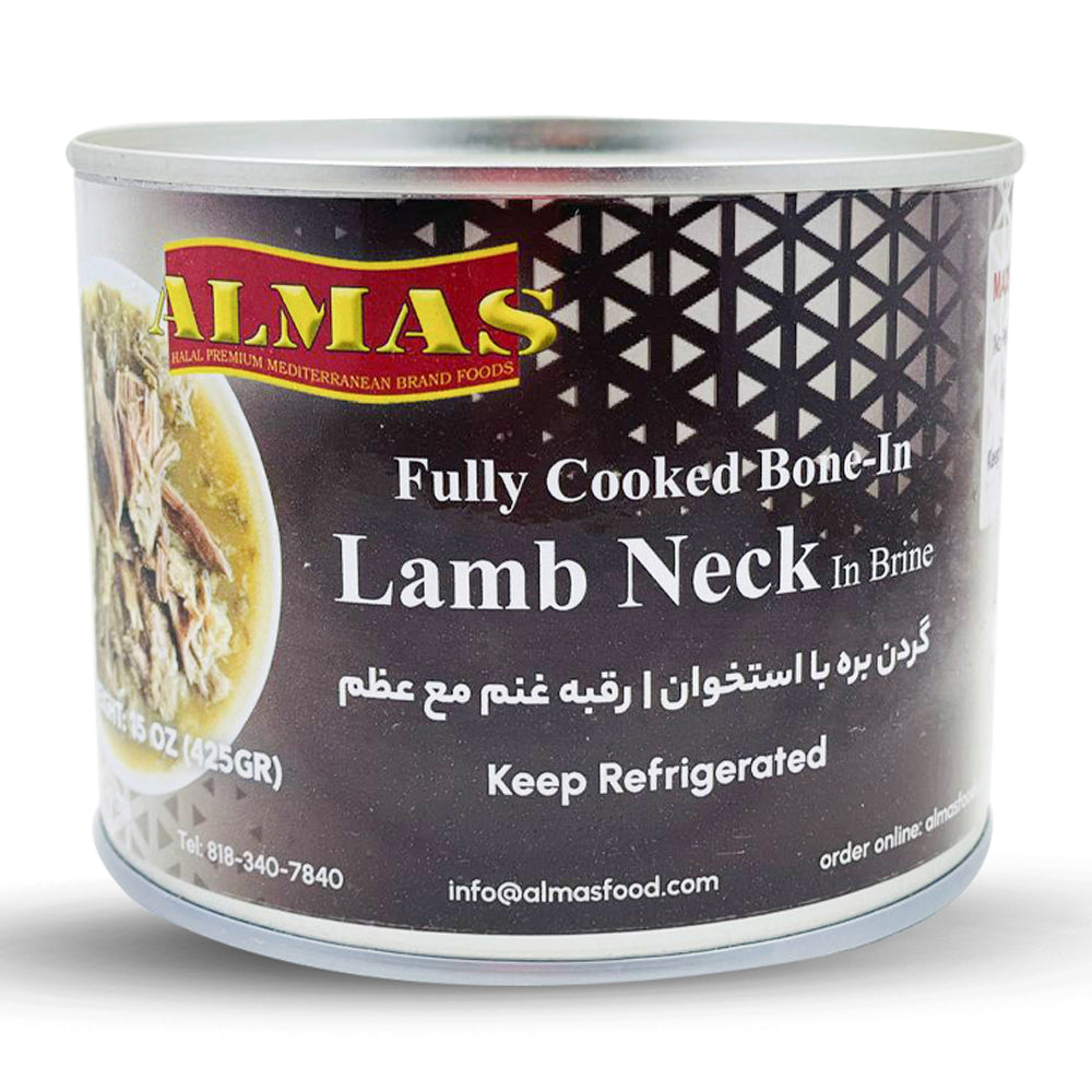 Almas Fully Cooked Bone-in Lamb Neck In Brine