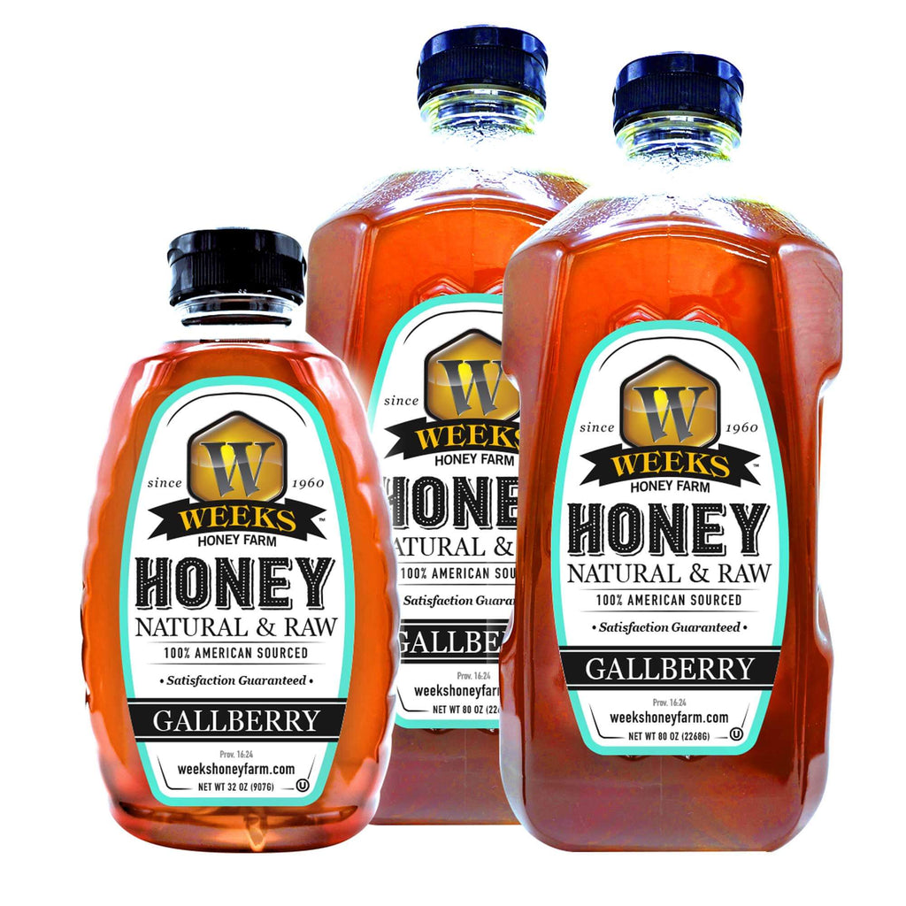 All-Natural Pure Raw Gallberry Honey
