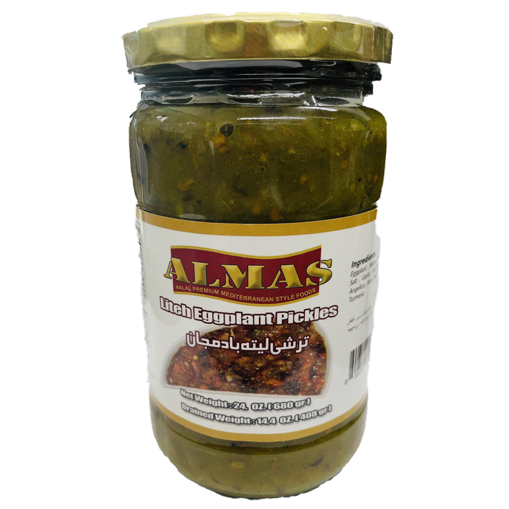 Almas Liteh Eggplant Pickles - Torshi