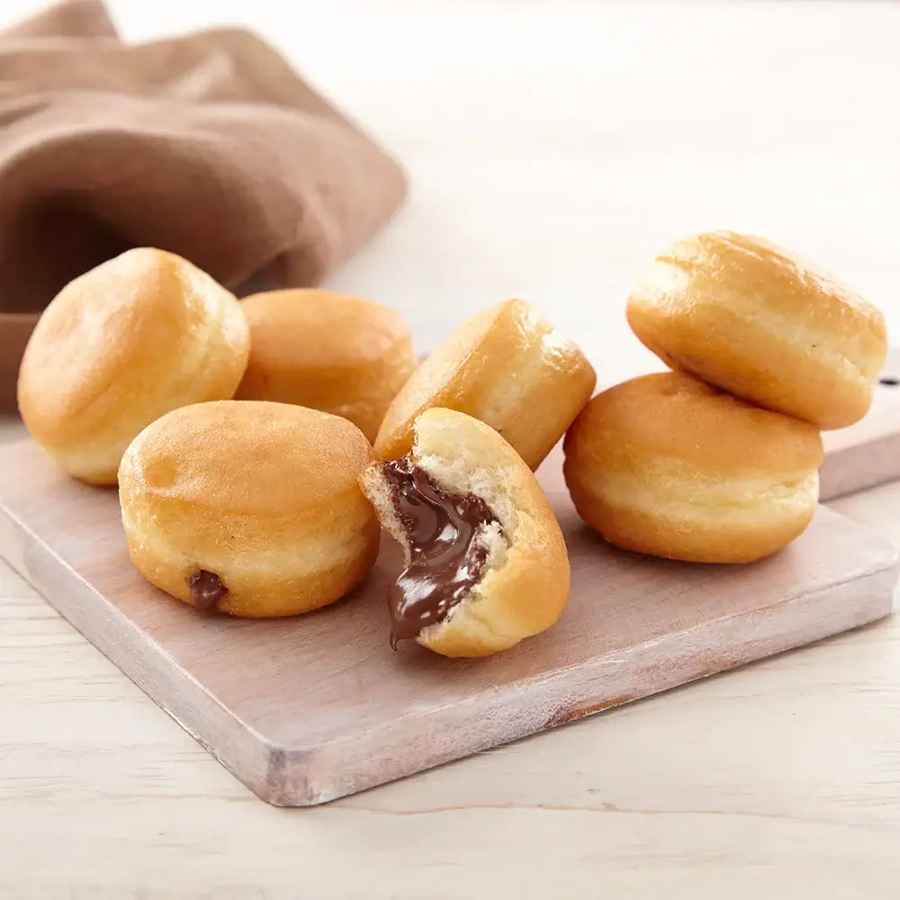 Handcrafted Mini Chocolate Hazelnut Filled Bomboloni