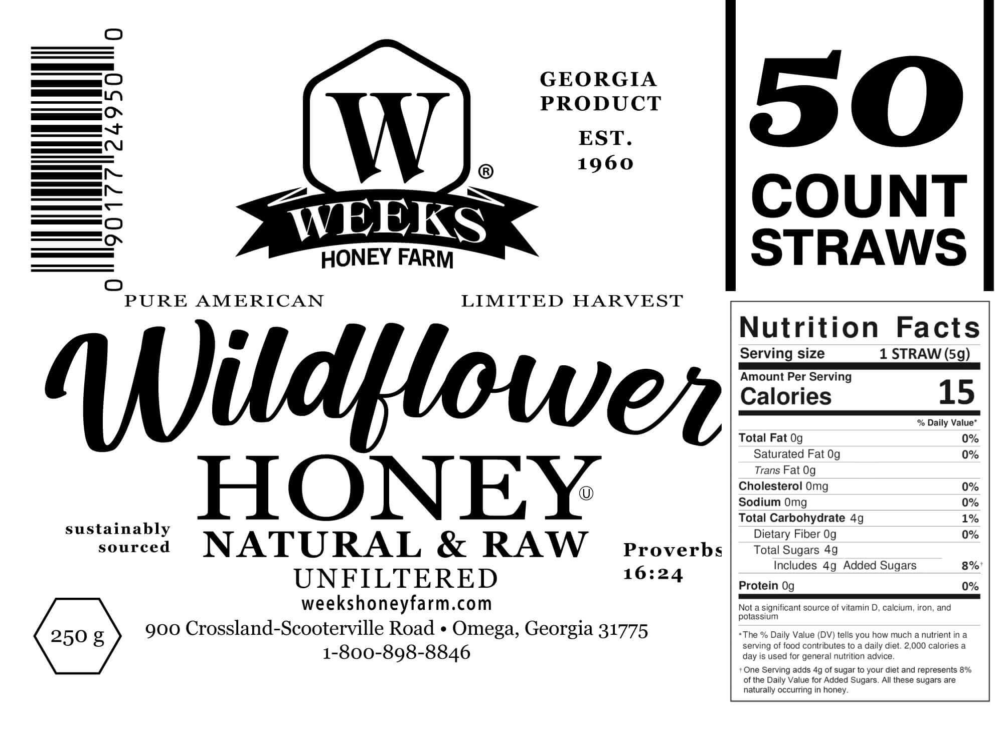 Raw Honey Straws - Pure & Unfiltered Honey Delights – BiBis Pantry
