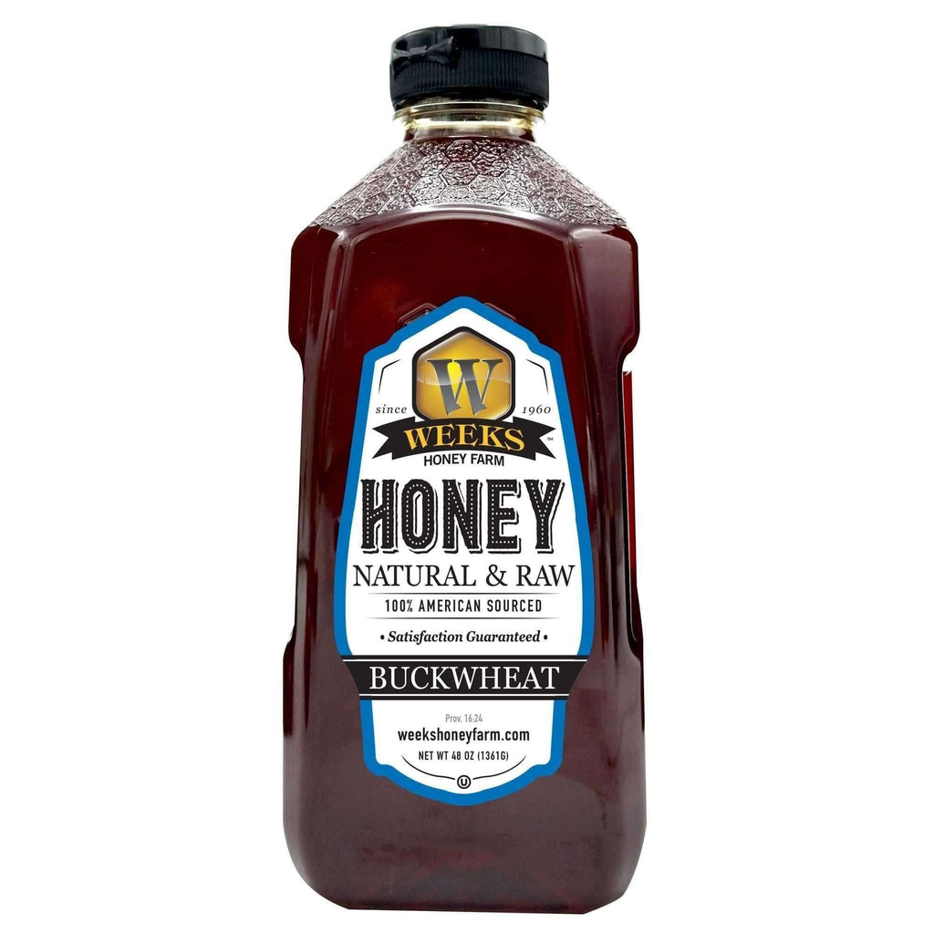 Weeks Raw Buckwheat Honey - amber