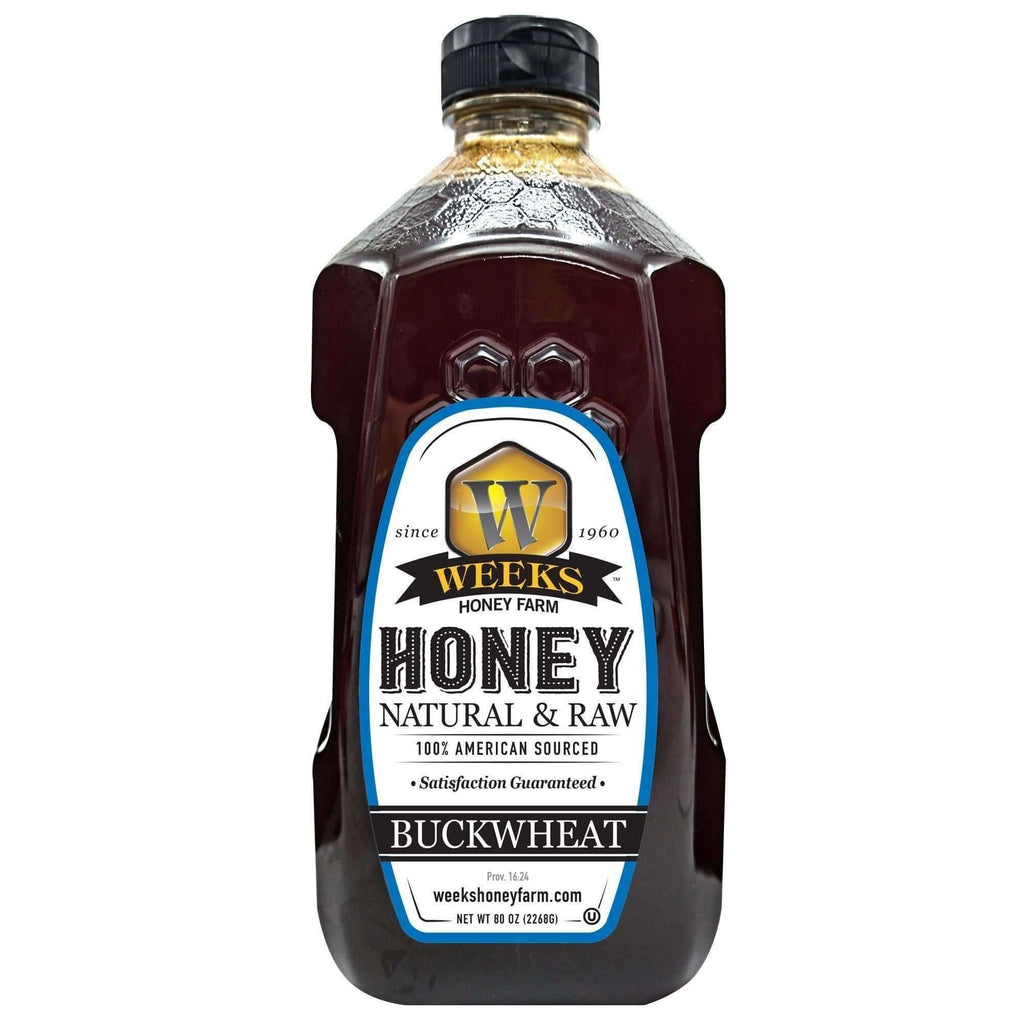 Weeks Raw Buckwheat Honey - amber