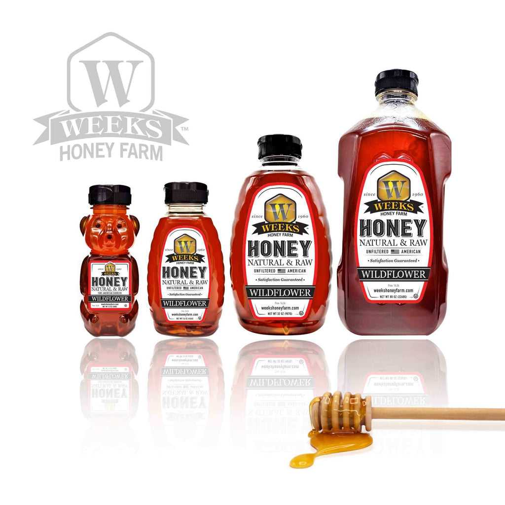 Weeks Pure Raw Wildflower Honey