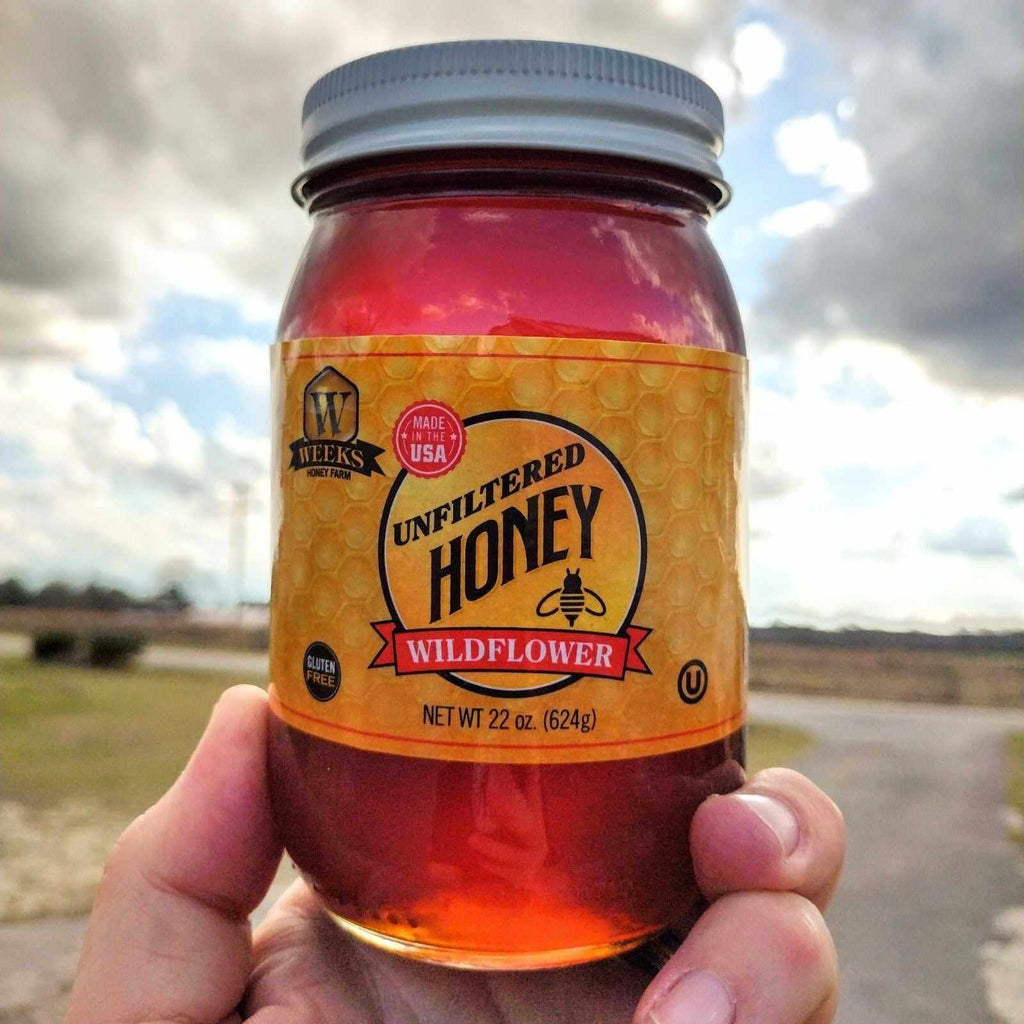 Weeks Pure Raw Wildflower Honey
